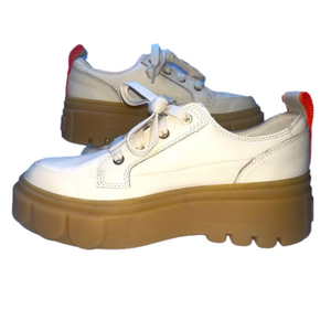 Sorel White and Tan Sneakers